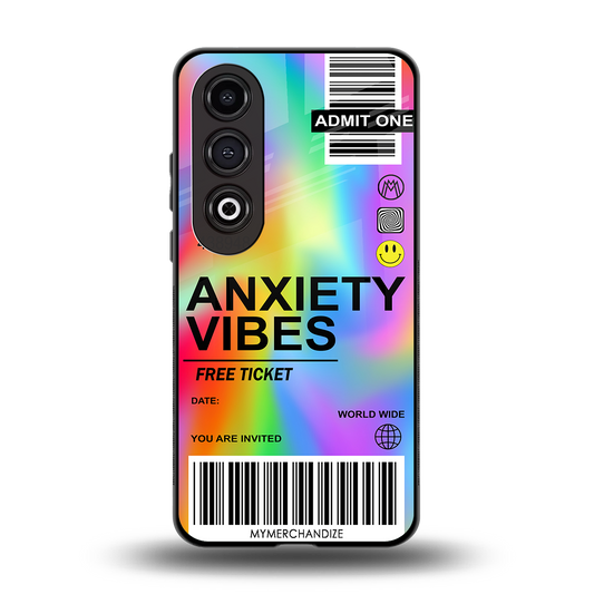 anxiety vibes back phone cover | glass case for oneplus nord ce 4