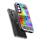 anxiety vibes back phone cover | glass case for oneplus nord ce 4