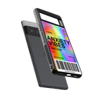 anxiety vibes back phone cover | glass case for google pixel 6 pro