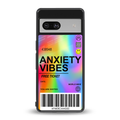 anxiety vibes back phone cover | glass case for Google Pixel 7
