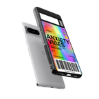 anxiety vibes back phone cover | glass case for google pixel 8 pro