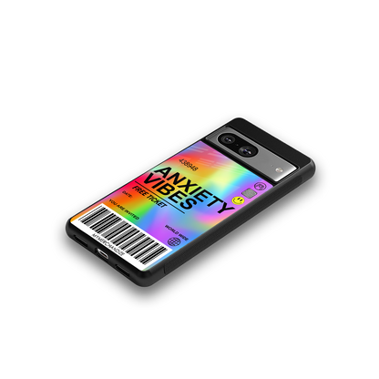 anxiety vibes back phone cover | glass case for Google Pixel 8