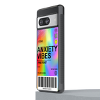anxiety vibes back phone cover | glass case for Google Pixel 8