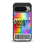 anxiety vibes back phone cover | glass case for google pixel 9 pro