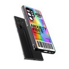 anxiety vibes back phone cover | glass case for samsung galaxy s25 ultra