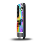 anxiety vibes back phone cover | glass case for samsung galaxy s25 plus