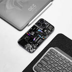 anxiety being back phone cover | glass case for samsung galaxy s23 plus