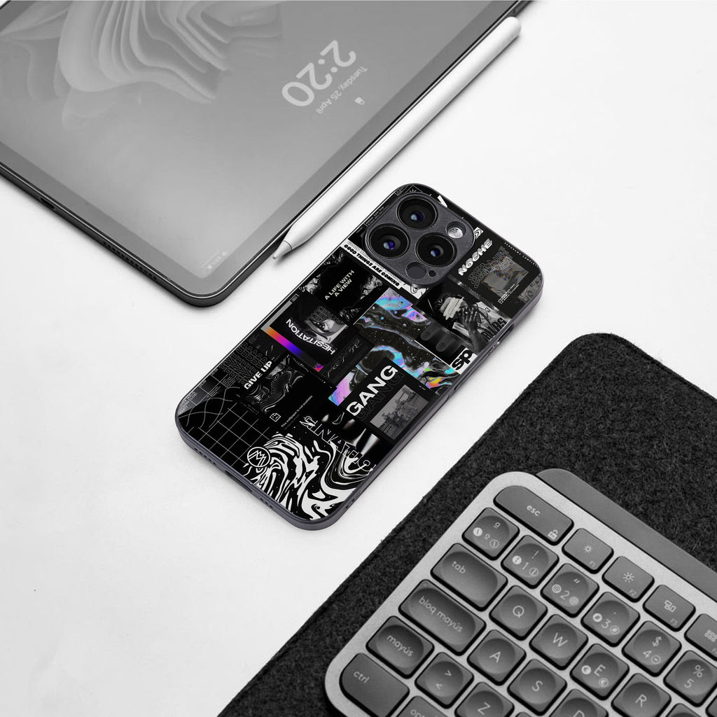 anxiety being back phone cover | glass case for iphone 15 pro max