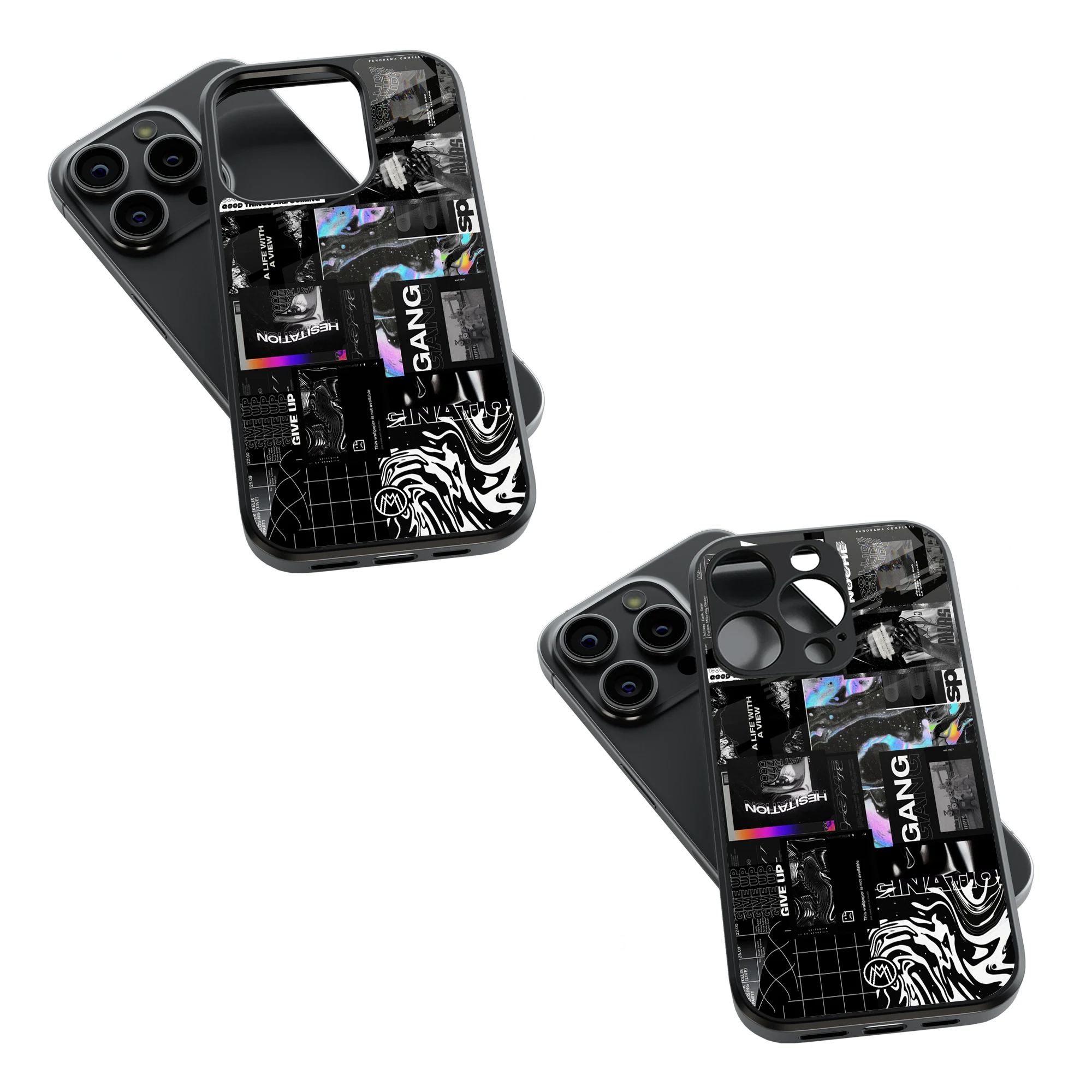 Trendy Glass Back Mobile Case for iPhone, Samsung, Redmi, OnePlus, Google Pixel, Motorola