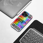 anxiety vibes back phone cover | glass case for iphone 15