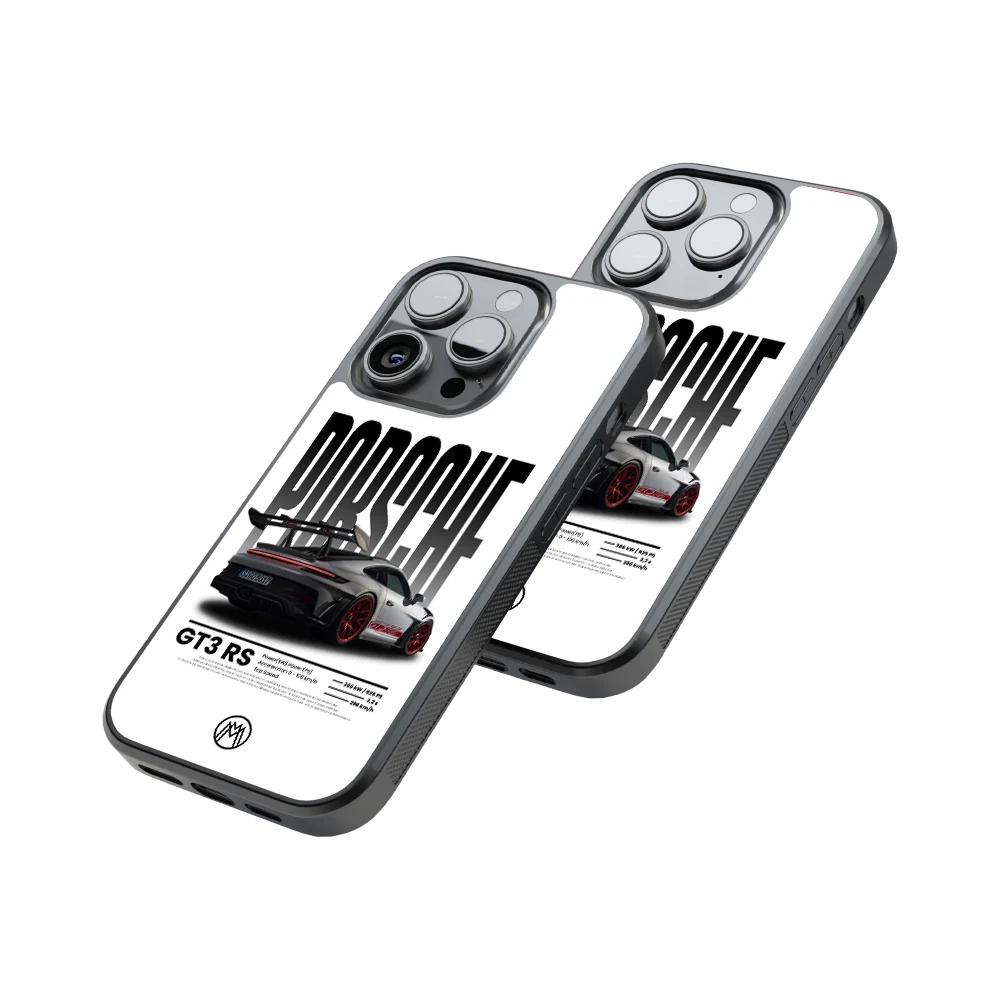 Protective Glass Back Phone Case Compatible with iPhone, Samsung, OnePlus, Pixel & More