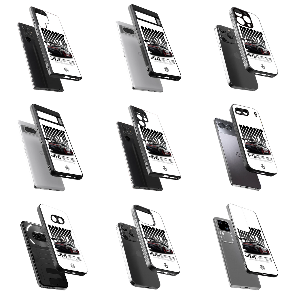Durable Glass Back Mobile Case for iPhone, Samsung, OnePlus, Google Pixel, Redmi, Vivo, Oppo