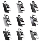 Durable Glass Back Mobile Case for iPhone, Samsung, OnePlus, Google Pixel, Redmi, Vivo, Oppo