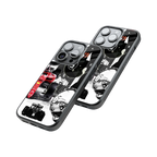 Protective Glass Back Phone Case Compatible with iPhone, Samsung, OnePlus, Pixel & More