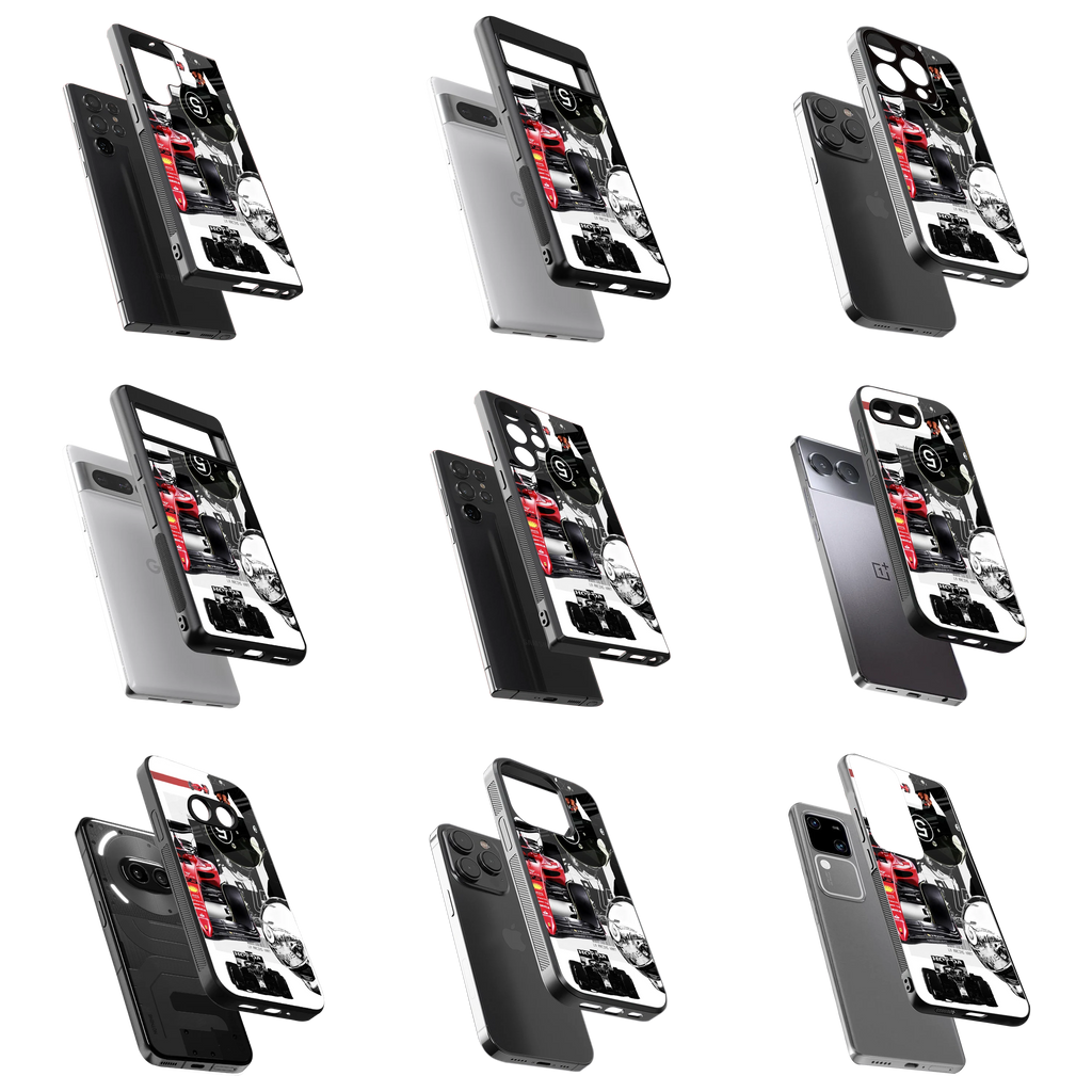 Durable Glass Back Mobile Case for iPhone, Samsung, OnePlus, Google Pixel, Redmi, Vivo, Oppo
