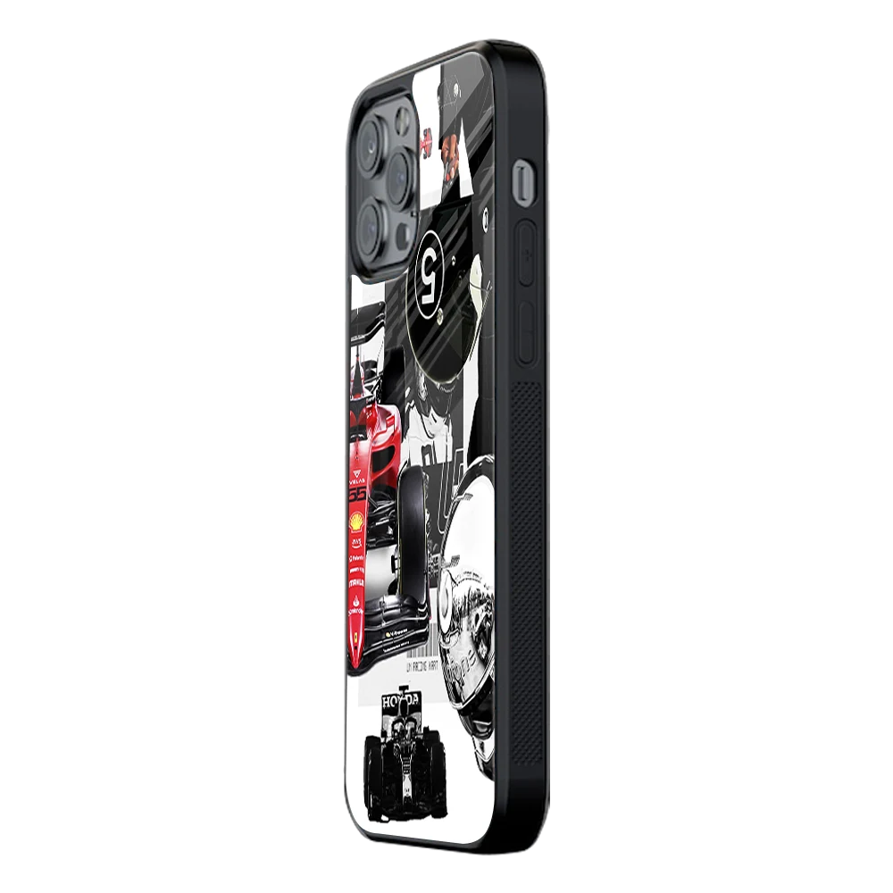 Slim Glass Back Phone Case for Multiple Brands iPhone, Samsung, Redmi, OnePlus, Oppo, Vivo