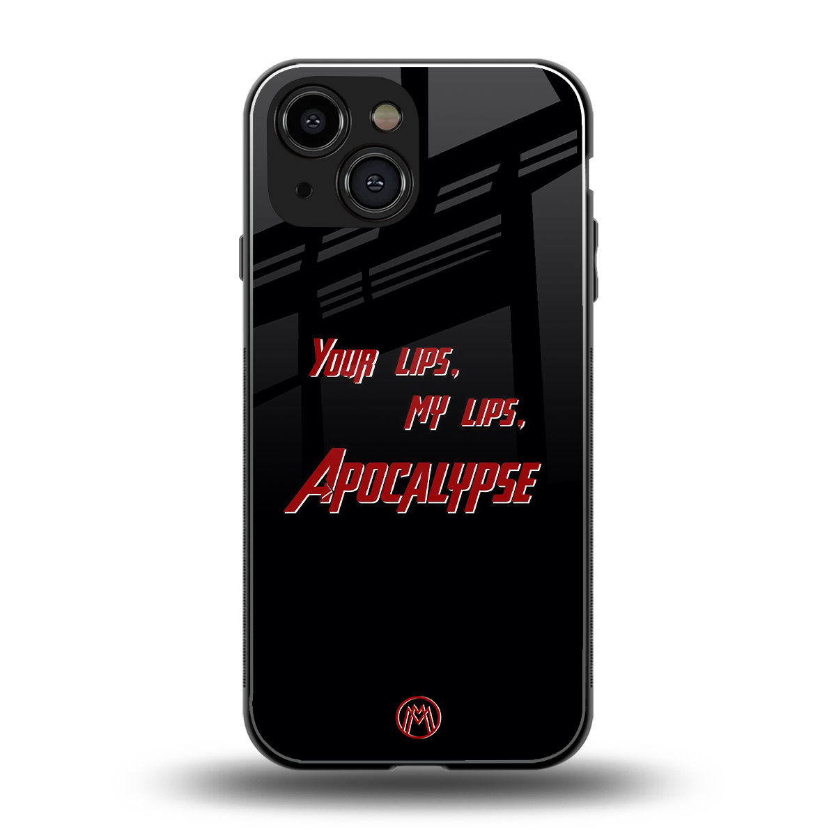 apocalypse back phone cover | glass case for iphone 13 mini