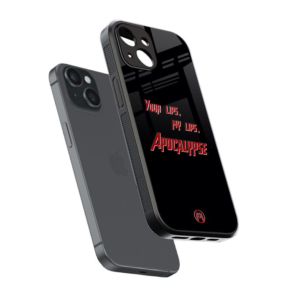 apocalypse back phone cover | glass case for iphone 13 mini
