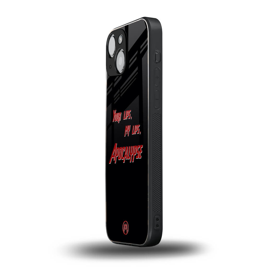 apocalypse back phone cover | glass case for iphone 13 mini