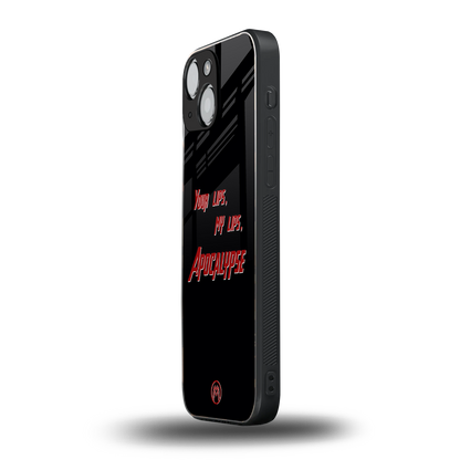 apocalypse back phone cover | glass case for iphone 13 mini