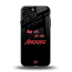 apocalypse back phone cover | glass case for iphone 13 pro max
