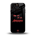 apocalypse back phone cover | glass case for iphone 13 pro
