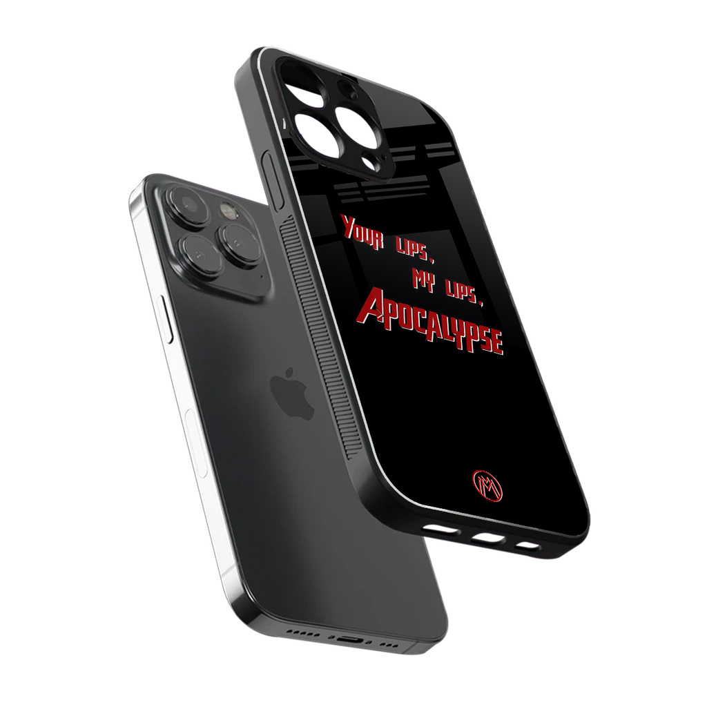 apocalypse back phone cover | glass case for iphone 13 pro