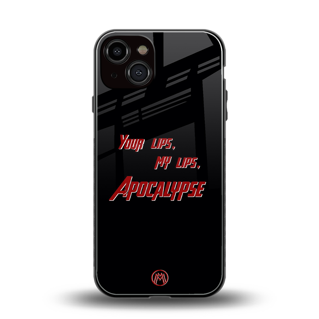 apocalypse back phone cover | glass case for iphone 13