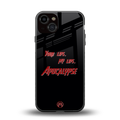 apocalypse back phone cover | glass case for iphone 13