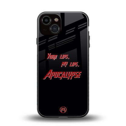 apocalypse back phone cover | glass case for iphone 13