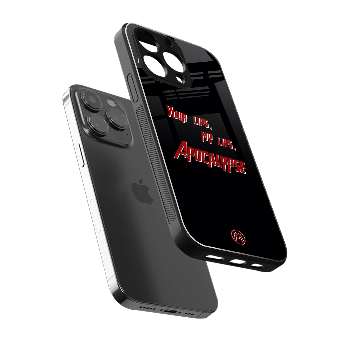 apocalypse back phone cover | glass case for iphone 15 pro max
