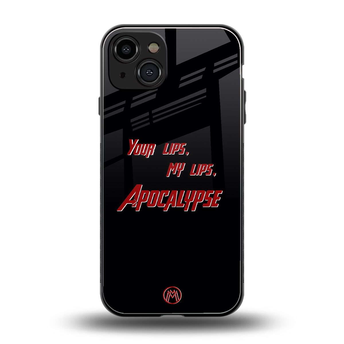 apocalypse back phone cover | glass case for iphone 15