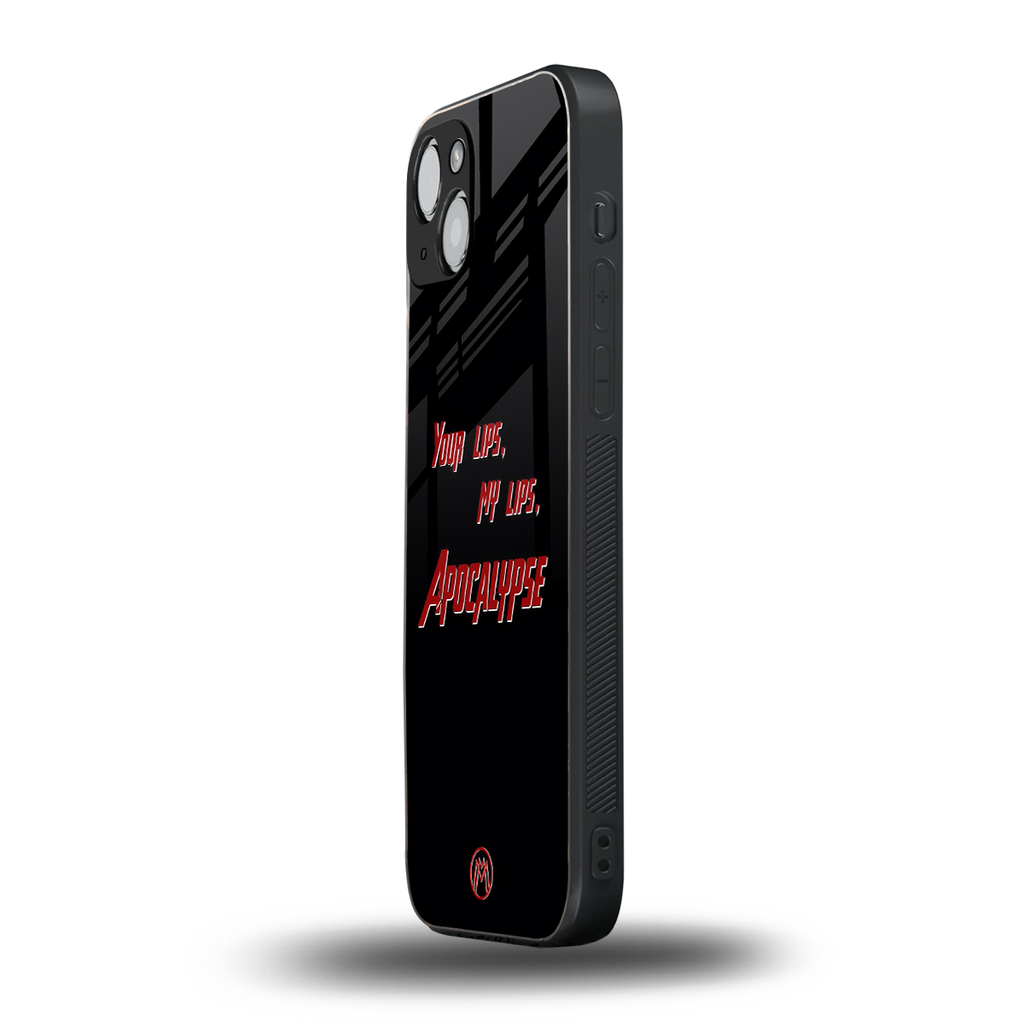 apocalypse back phone cover | glass case for iphone 15