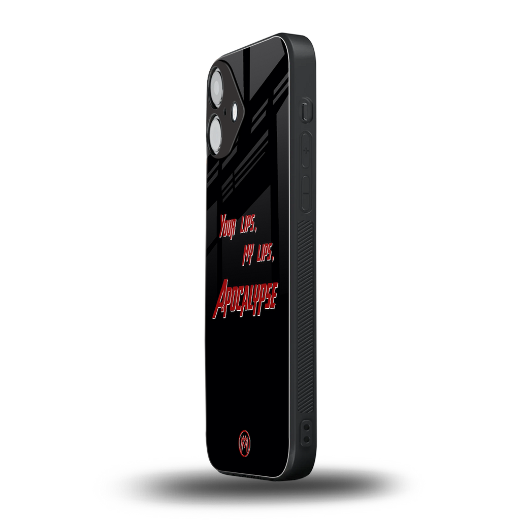 apocalypse back phone cover | glass case for iphone 16 plus