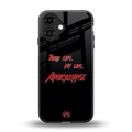 apocalypse back phone cover | glass case for iphone 16