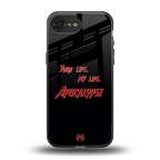 apocalypse back phone cover | glass case for iphone 16e