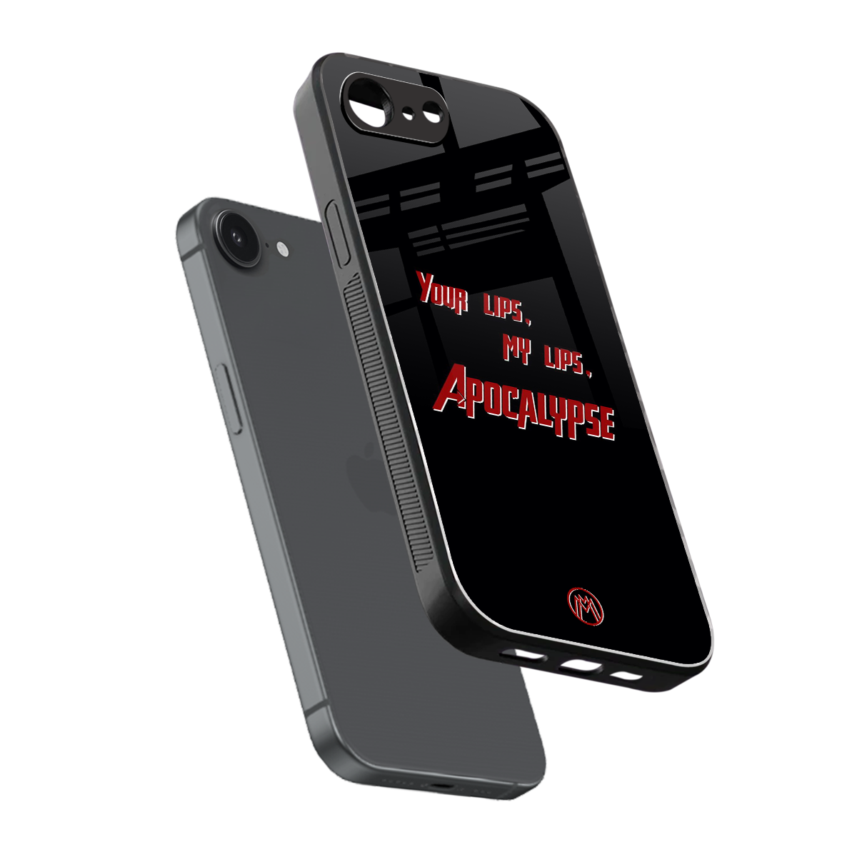 apocalypse back phone cover | glass case for iphone 16e