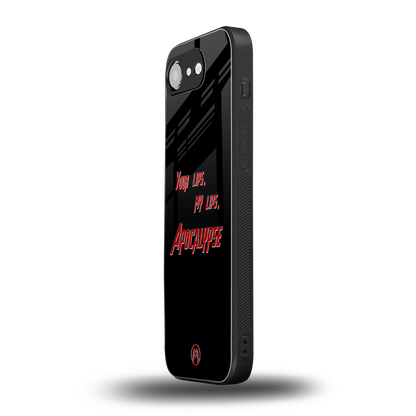 apocalypse back phone cover | glass case for iphone 16e