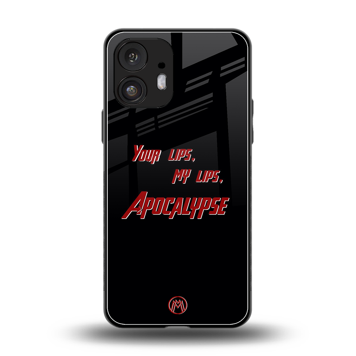 apocalypse back phone cover | glass case for nothing phone 2