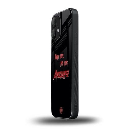 apocalypse back phone cover | glass case for nothing phone 2