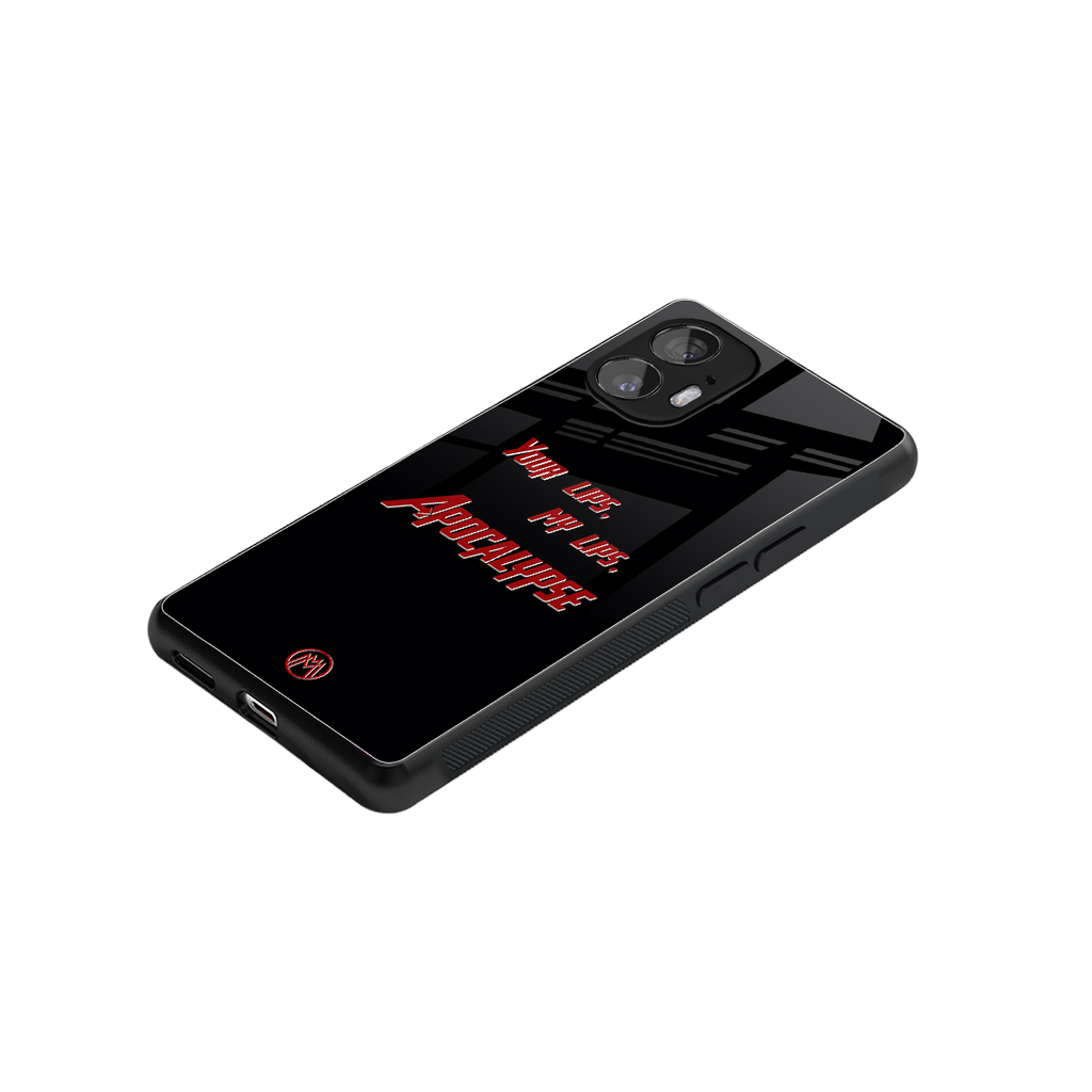 apocalypse back phone cover | glass case for nothing phone 2