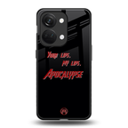 apocalypse back phone cover | glass case for oneplus nord 3