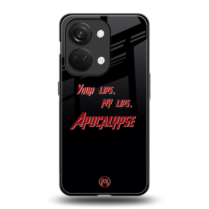 apocalypse back phone cover | glass case for oneplus nord 3
