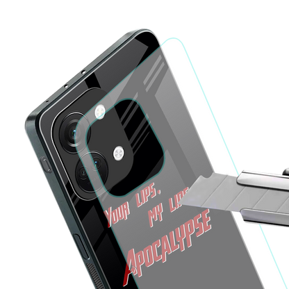 apocalypse back phone cover | glass case for oneplus nord 3