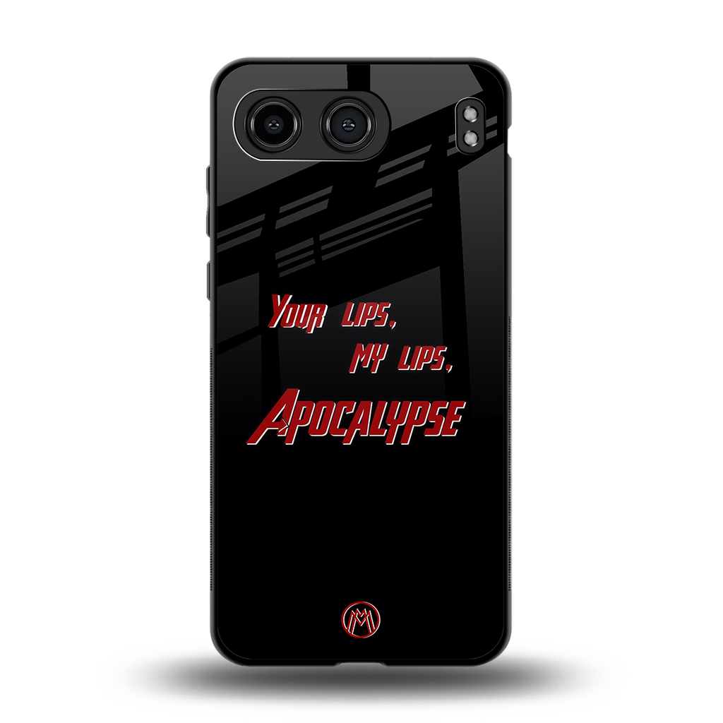 apocalypse back phone cover | glass case for oneplus nord 4