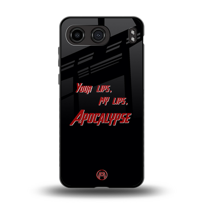 apocalypse back phone cover | glass case for oneplus nord 4
