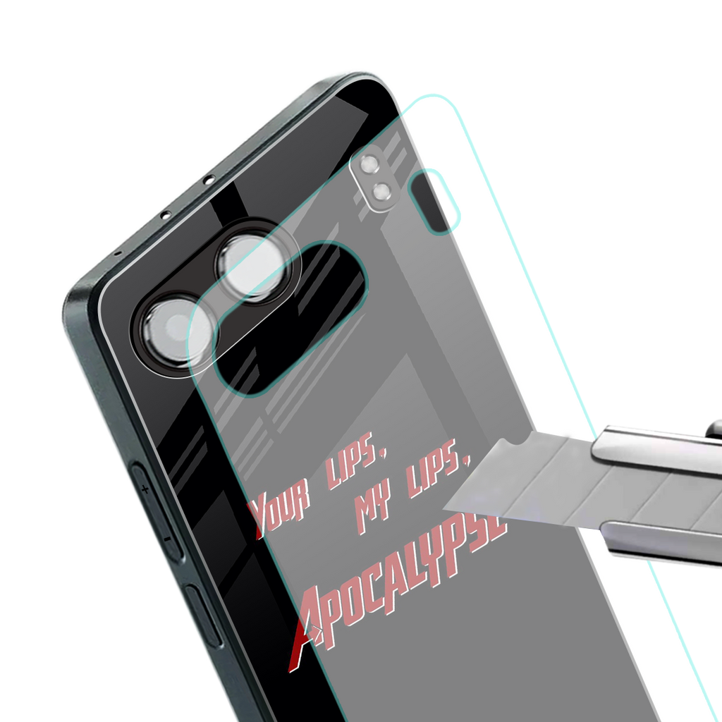 apocalypse back phone cover | glass case for oneplus nord 4
