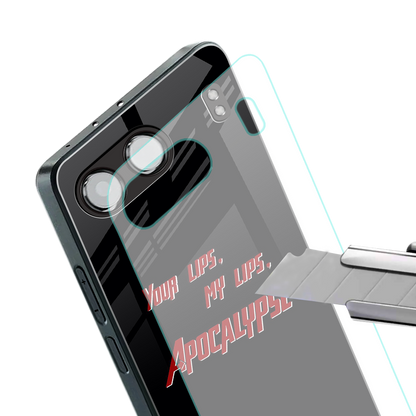 apocalypse back phone cover | glass case for oneplus nord 4