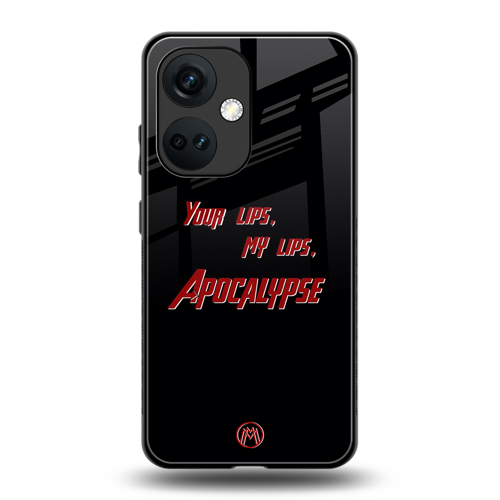 apocalypse back phone cover | glass case for oneplus nord ce 3