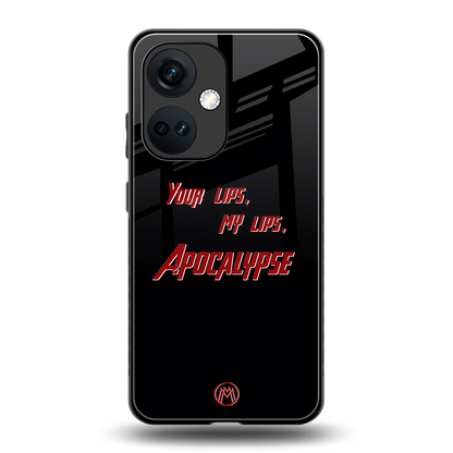 apocalypse back phone cover | glass case for oneplus nord ce 3